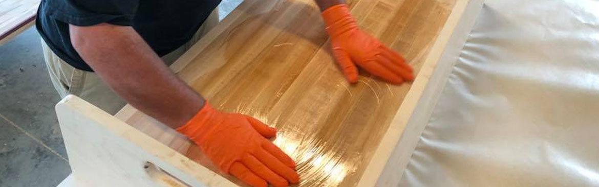 BBQ Butcher Block construction, sealing block